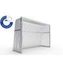 Anti vandalisme voetbaldoel 300 x 200 cm - TÜV gekeurd rond profiel