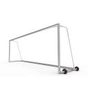 Professioneel Voetbaldoel 732x244x150 cm - Transportwielen aan de zijkant
