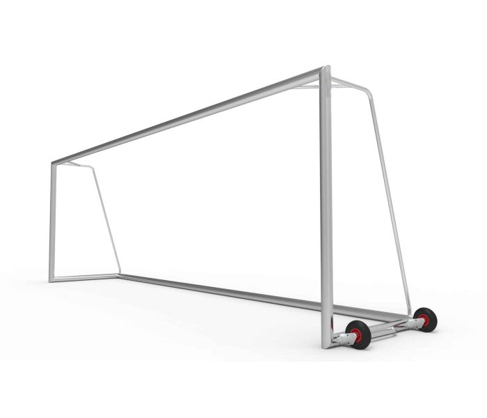 Professioneel Voetbaldoel 732x244x150 cm - Transportwielen aan de zijkant