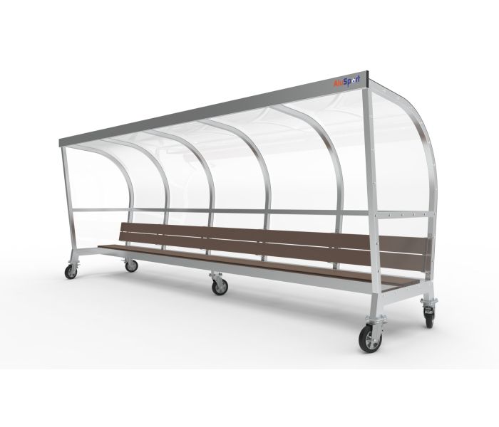 Verplaatsbare Dug-out model PRO met bank